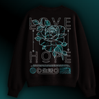 HOPE//LOVE Poetic Crewneck