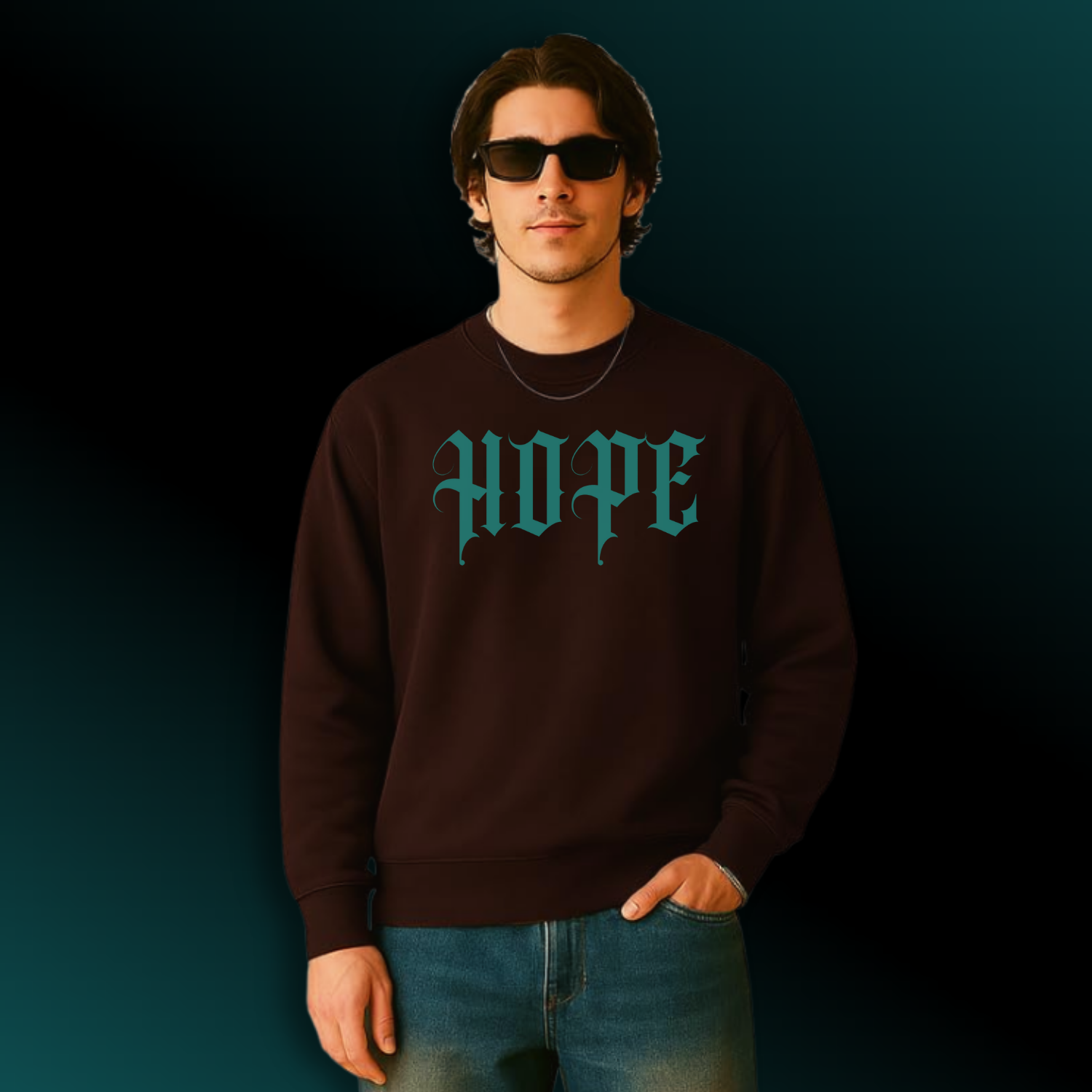 HOPE//LOVE Poetic Crewneck